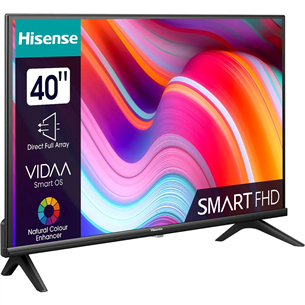 Hisense A4K, 40", Full HD, LED LCD, black - TV