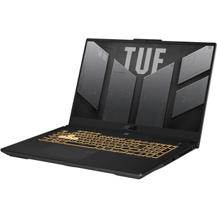 ASUS TUF Gaming F17 (2023), 17.3'', FHD, 144 Hz, i7, 16 GB, 512 GB, RTX 4050, ENG, mecha gray - Notebook