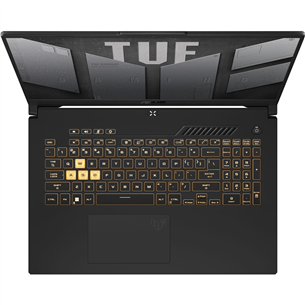 Nešiojamas kompiuteris ASUS TUF Gaming F17 (2023), 17.3'', FHD, 144 Hz, i7, 16 GB, 512 GB, RTX 4050, ENG