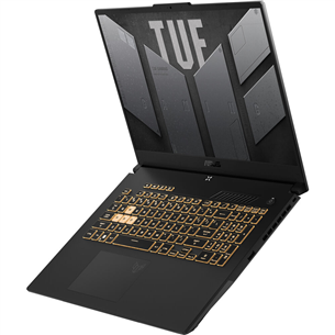 ASUS TUF Gaming F17 (2023), 17.3'', FHD, 144 Hz, i7, 16 GB, 512 GB, RTX 4050, ENG, mecha gray - Notebook