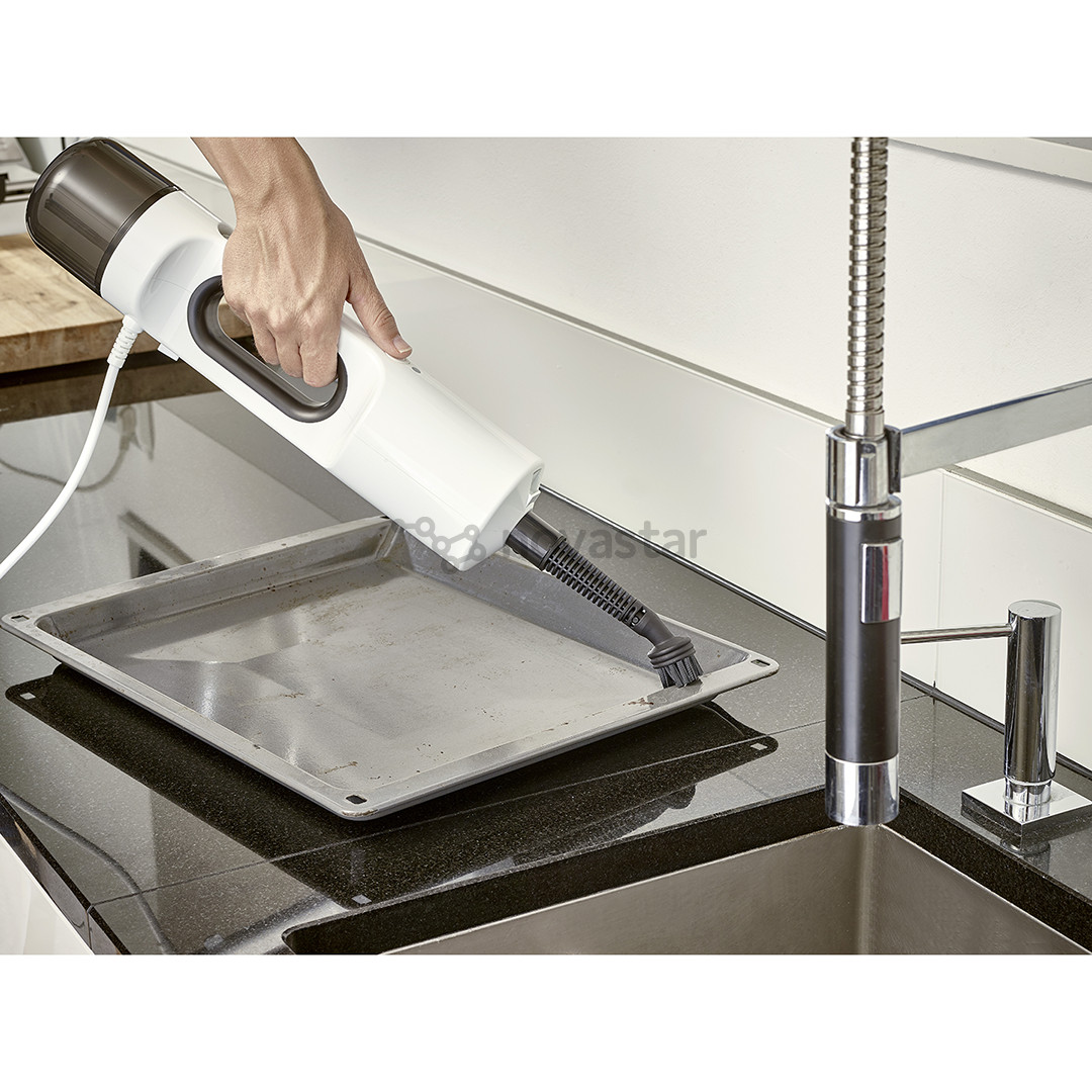 Severin SC 7142, 2-in-1, 1500 W, balta - Garų šluota