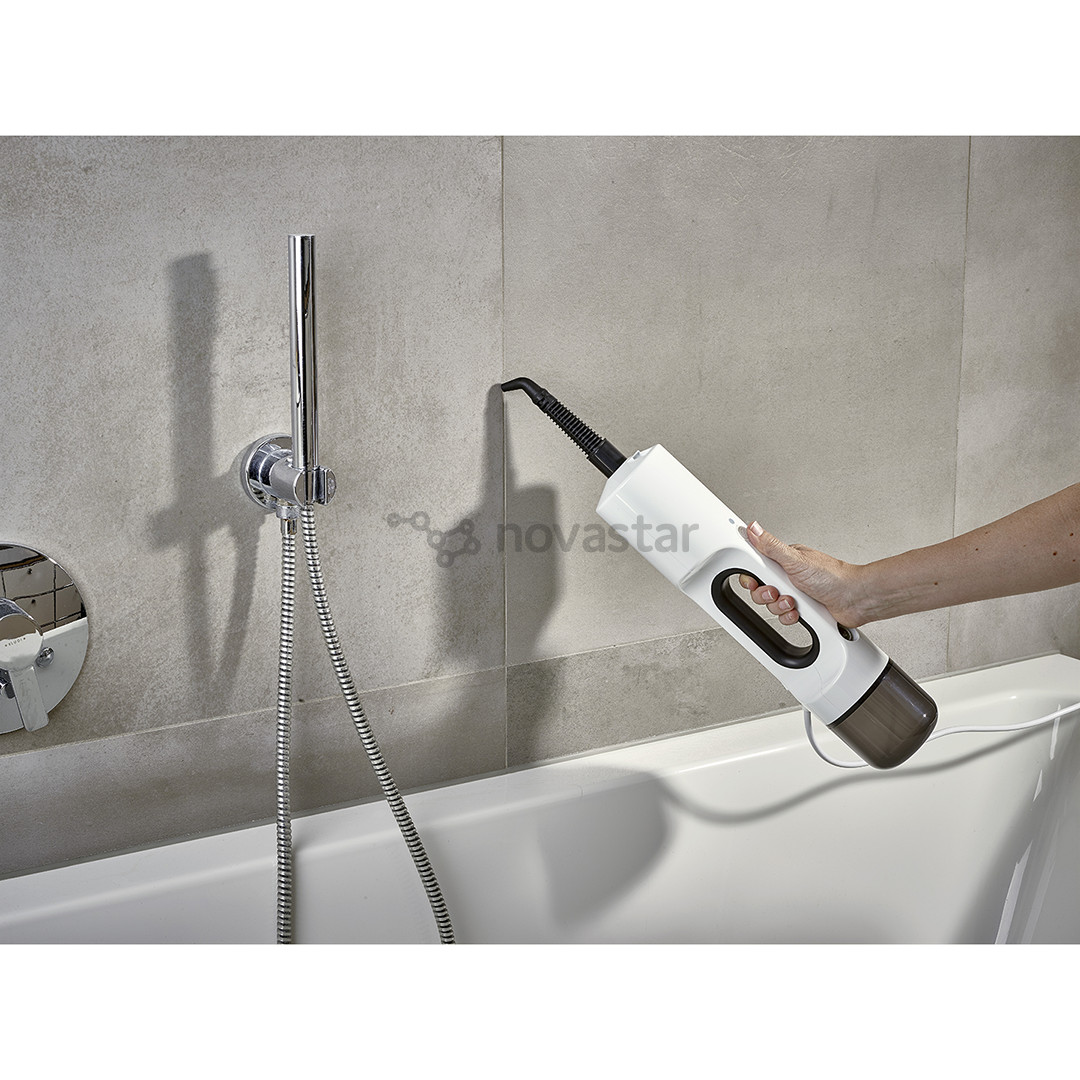 Severin SC 7142, 2-in-1, 1500 W, balta - Garų šluota