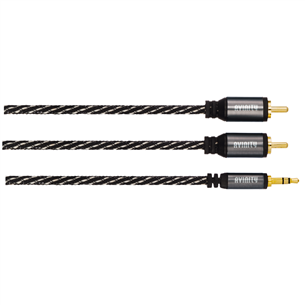 Laidas Avinity 2 RCA - 3,5mm, black/gray