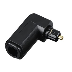 Adapteris Avinity Audio Optical Fibre, ODT, Toslink, 90°, gold-plated, black 00127091