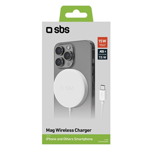Belaidis įkroviklis SBS Wireless Charger, 15 W, MagSafe