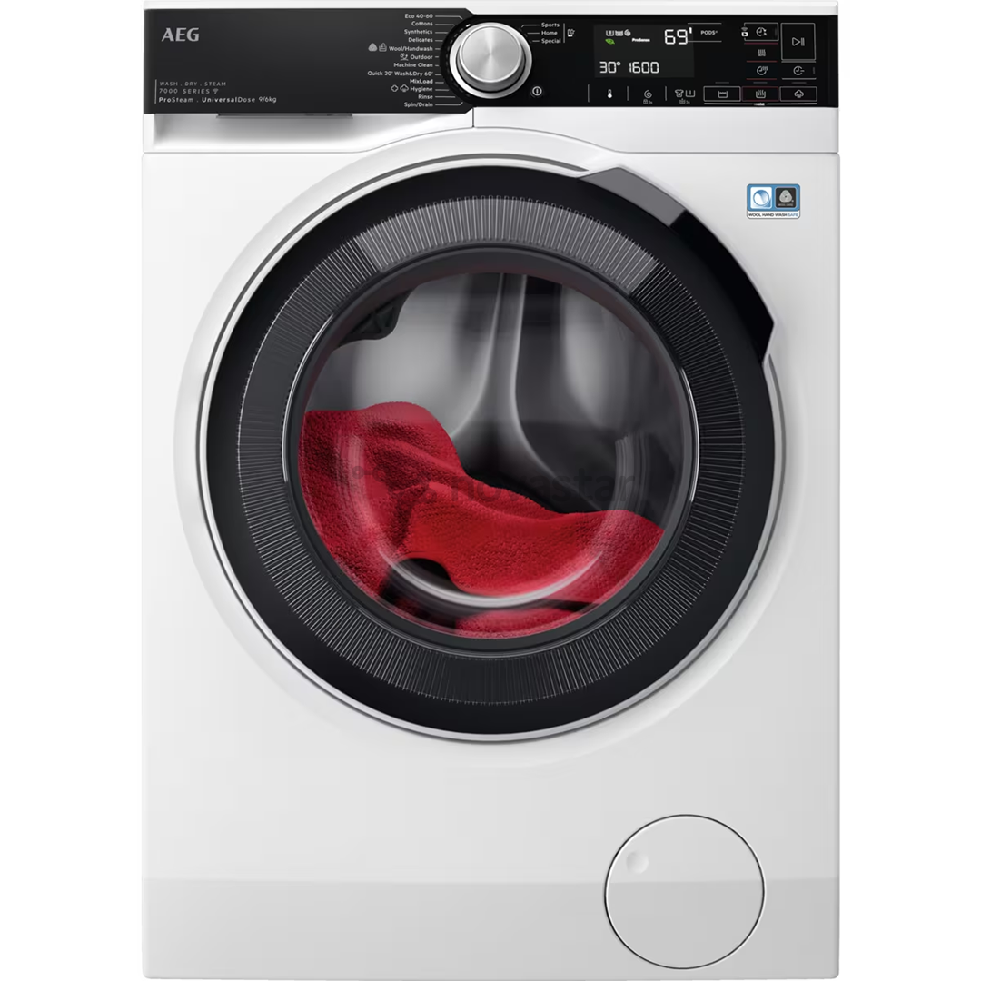 AEG 7000 Series, 9 kg / 6 kg, depth 63.1 cm, 1600 rpm WasherDryer