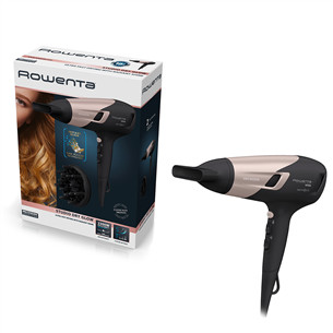 Rowenta Studio Dry Glow, 2100 W, juodas/rožinis - Plaukų džiovintuvas