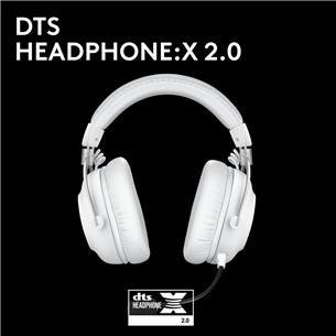 Logitech G PRO X 2, baltos - Belaidės ausinės