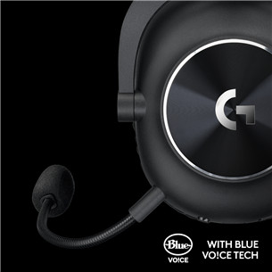 Logitech G PRO X 2, juodos - Belaidės ausinės