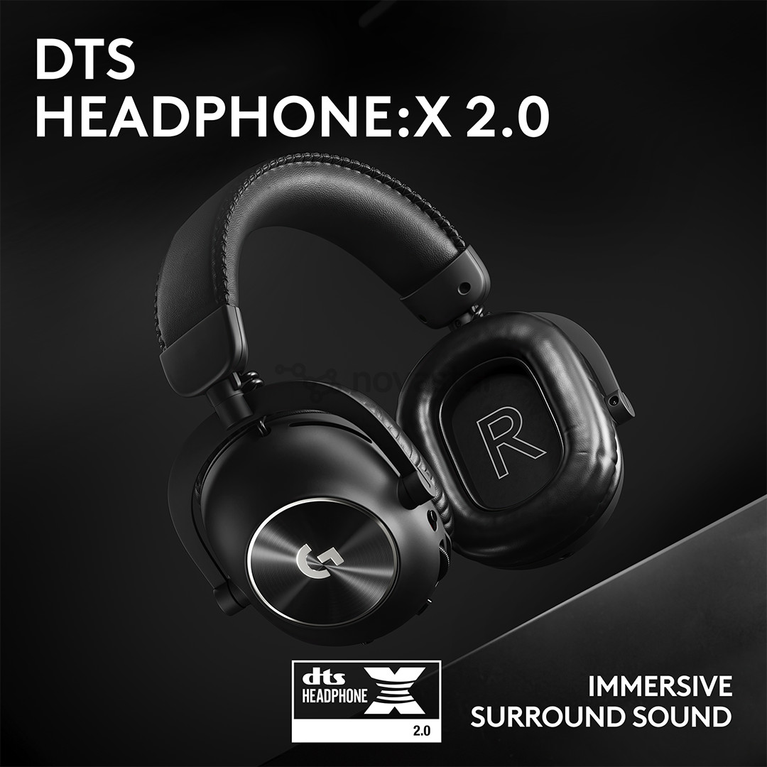 Logitech G PRO X 2, juodos - Belaidės ausinės