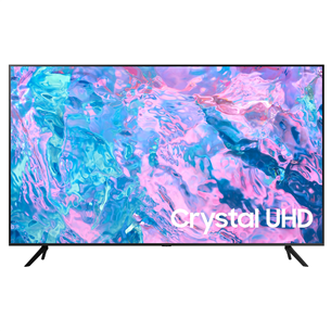 Samsung Crystal CU7000, 43'', Ultra HD, LED LCD, боковые ножки, черный - Телевизор