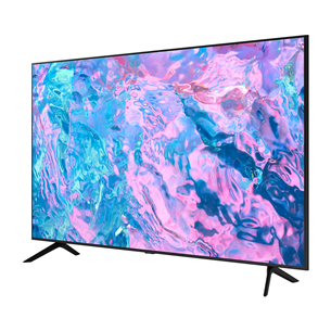 Samsung Crystal CU7000, 43'', Ultra HD, LED LCD, боковые ножки, черный - Телевизор