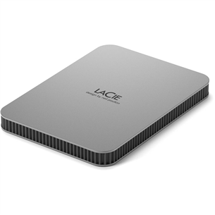 Išorinis kietasis diskas LaCie Mobile Drive, USB-C, 2 TB, gray