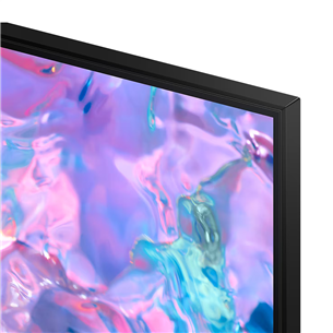 Samsung Crystal CU7000, 75'', Ultra HD, LED LCD, feet stand, black - TV