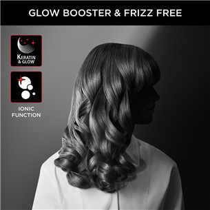 Rowenta x Karl Lagerfeld Express Style, 800 Вт, черный - Фен-щетка