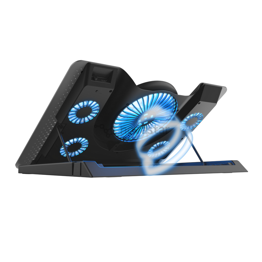 Trust GXT 1125, up to 17.3", black - Cooling stand