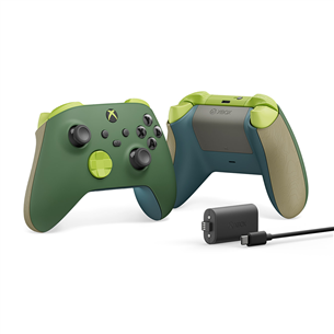 Microsoft Xbox One / Series X/S Remix + Play and Charge Kit, зеленый - Беспроводной геймпад