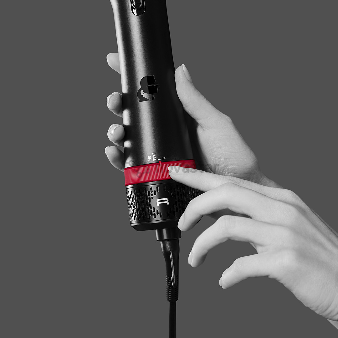 Rowenta x Karl Lagerfeld Express Style, 800 Вт, черный - Фен-щетка