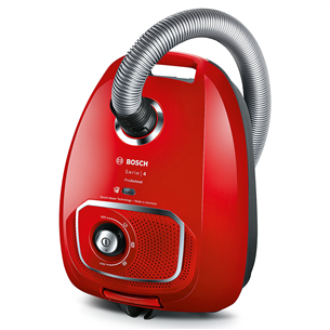 Bosch, Series 4, ProAnimal, 600 Вт, с мешком для пыли, красный - Пылесос