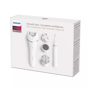 Philips Beauty Set Series 9000, white - Epilator set