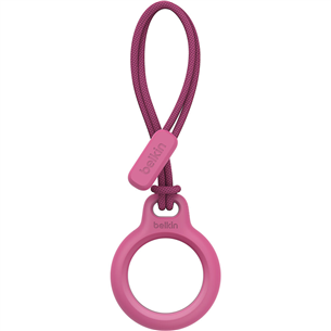 Raktų pakabukas Belkin Secure Holder with Strap for AirTag, pink