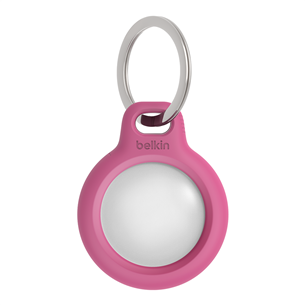 Belkin Secure Holder with Key Ring for AirTag, pink - Holder