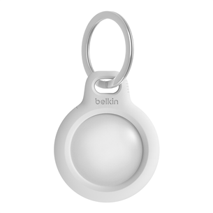 Raktų pakabukas Belkin Secure Holder with Key Ring for AirTag, white F8W973BTWHT