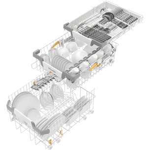 Įmontuojama indaplovė Miele G5790SCVI