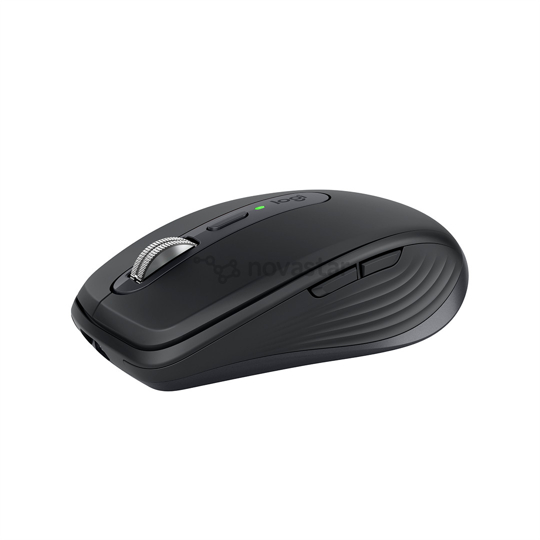 Logitech MX Anywhere 3S, silent, juoda - Belaidė pelė