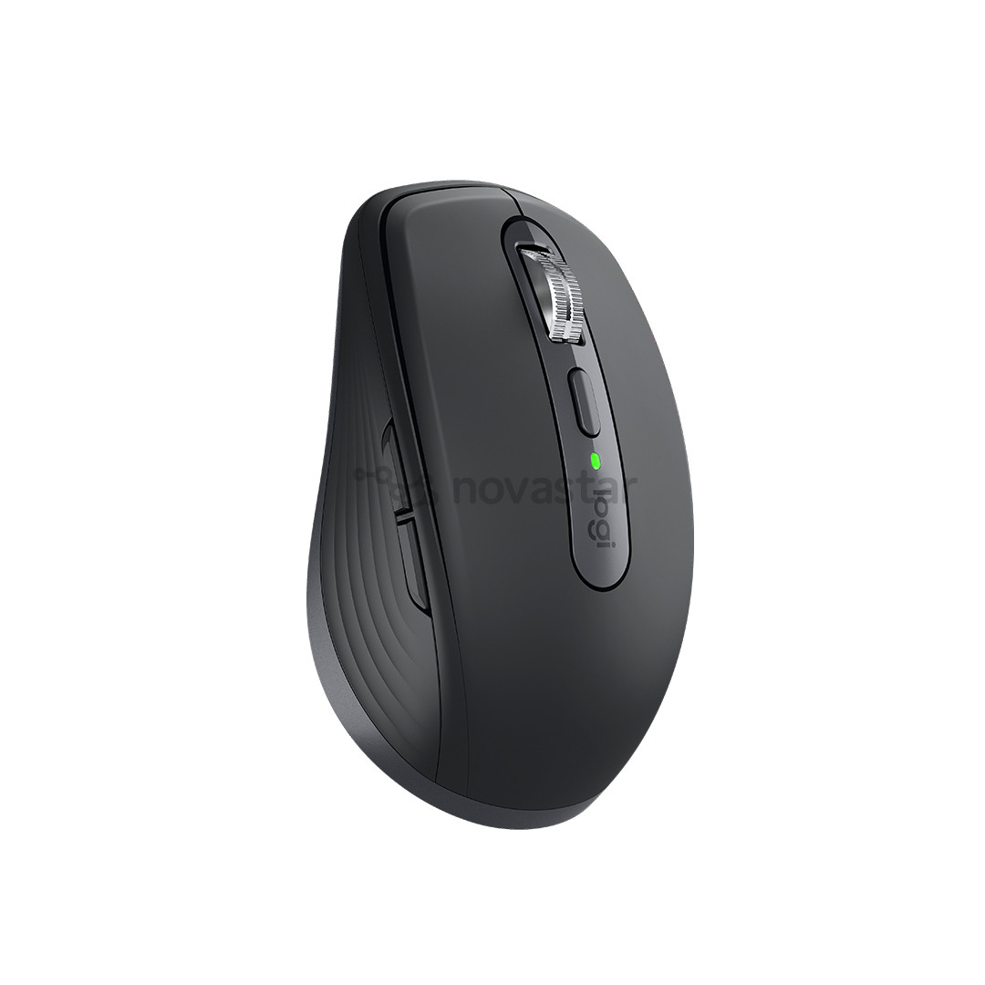 Logitech MX Anywhere 3S, silent, juoda - Belaidė pelė