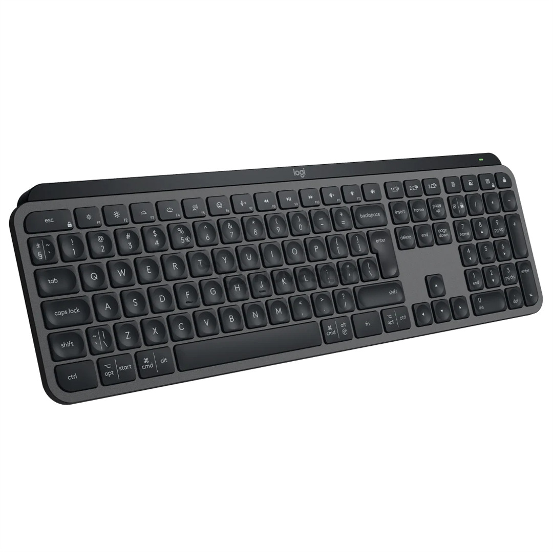 Logitech MX Keys S, SWE, tamsiai pilka - Belaidė klaviatūra