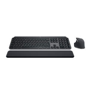 Logitech MX Keys S Combo, SWE, черный - Беспроводная клавиатура и мышь