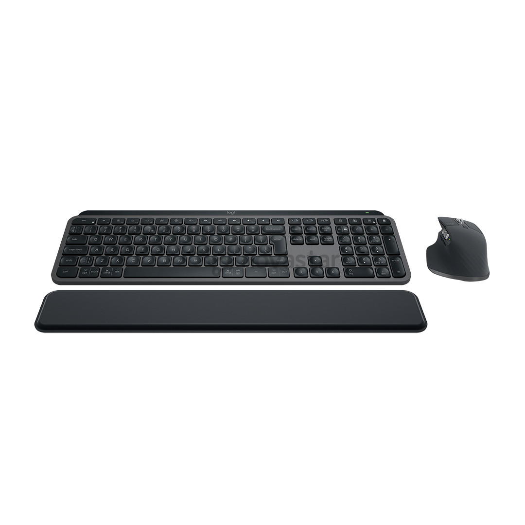Logitech MX Keys S Combo, SWE, juoda - Belaidė klaviatūra ir pelė
