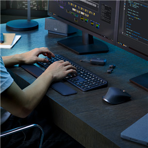 Logitech MX Keys S Combo, SWE, juoda - Belaidė klaviatūra ir pelė