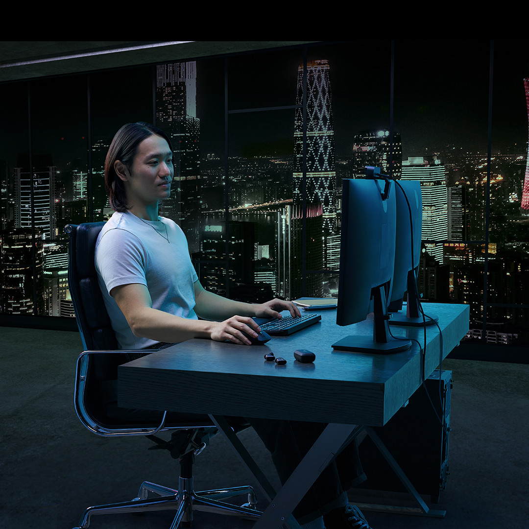 Logitech MX Keys S Combo, SWE, juoda - Belaidė klaviatūra ir pelė