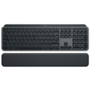 Klaviatūra Logitech MX Keys S Plus, SWE, juoda
