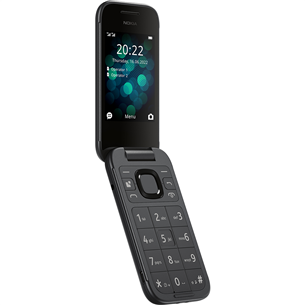 Nokia 2660 Flip, Black 1GF011GPA1A01