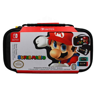 Dėklas Bigben Nintendo Switch Game Traveler Deluxe Travel Case, Super Mario