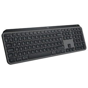 Klaviatūra Logitech MX Keys S, US, Belaidė, Juoda 920-011587