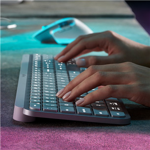 Logitech MX Keys S, US, серый - Беспроводная клавиатура