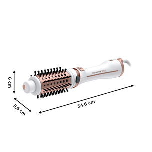 Rowenta Brush Activ’ Ultimate Care, white - Rotating Hot Air Brush