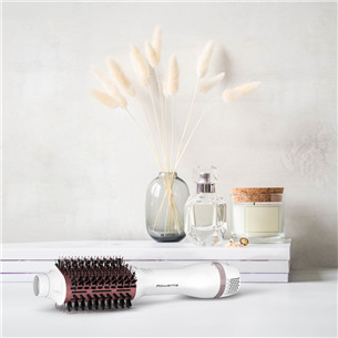 Rowenta Volumizer, baltos - Plaukų formavimo šukos