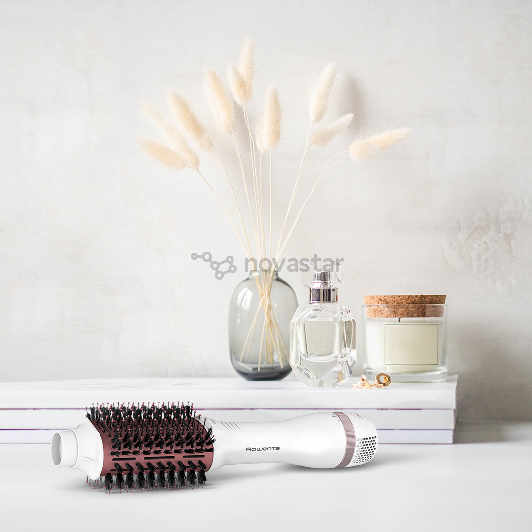 Rowenta Volumizer, baltos - Plaukų formavimo šukos