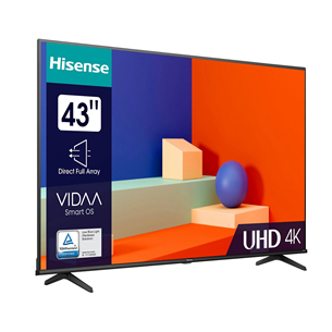 Televizorius Hisense 43A6K, 43'', Ultra HD, LED LCD