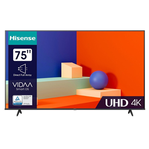 Televizorius Hisense 75A6K, 75'', Ultra HD, LED LCD