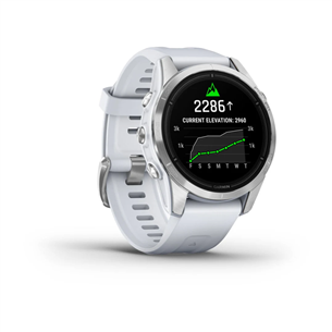 Išmanusis laikrodis Garmin Epix 2 Pro, 42mm, Silver/White