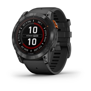 Garmin Fenix 7X Pro Solar, 51 мм, серый - Спортивные часы