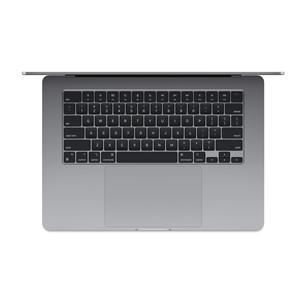 Apple MacBook Air 15" (2023), M2 8C/10C, 8 ГБ, 256 ГБ, SWE, серый космос - Ноутбук