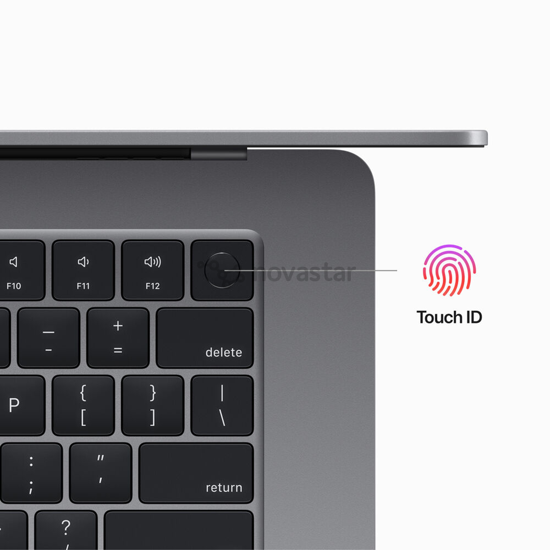 Nešiojamas kompiuteris Apple MacBook Air 15" (2023), M2 8C/10C, 8 GB, 256 GB, SWE