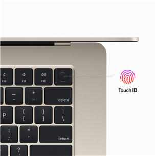 Apple MacBook Air 15" (2023), M2 8C/10C, 8 ГБ, 256 ГБ, ENG, золотистый - Ноутбук